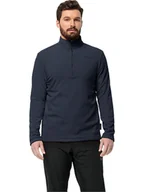 Bluzy męskie - Jack Wolfskin Bluza polarowa "Taununs" w kolorze granatowym - miniaturka - grafika 1