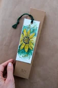 Zakładki do książek - Kojącą zmysły zakładka do książki ze słonecznym kwiatem Madery - miniaturka - grafika 1