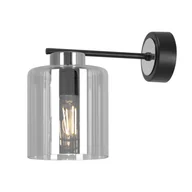 Lampy ścienne - Estetyczny kinkiet ścienny z kloszem, kształt tuby K-5528 z serii LUNA - miniaturka - grafika 1