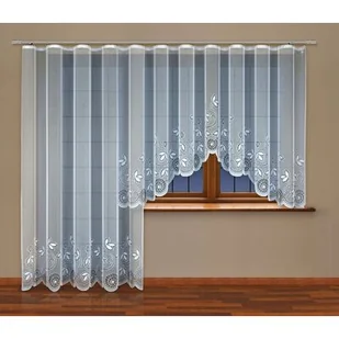 Firana gotowa z taśmą marszczącą 250 x 200 cm - Firany - miniaturka - grafika 1