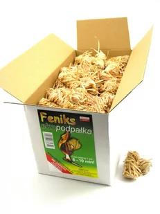 Feniks Ecofirelighters Feniks Podpałka 250 szt do Kominka Kotła Pieca na Pizze - Węgiel do grilla - miniaturka - grafika 1