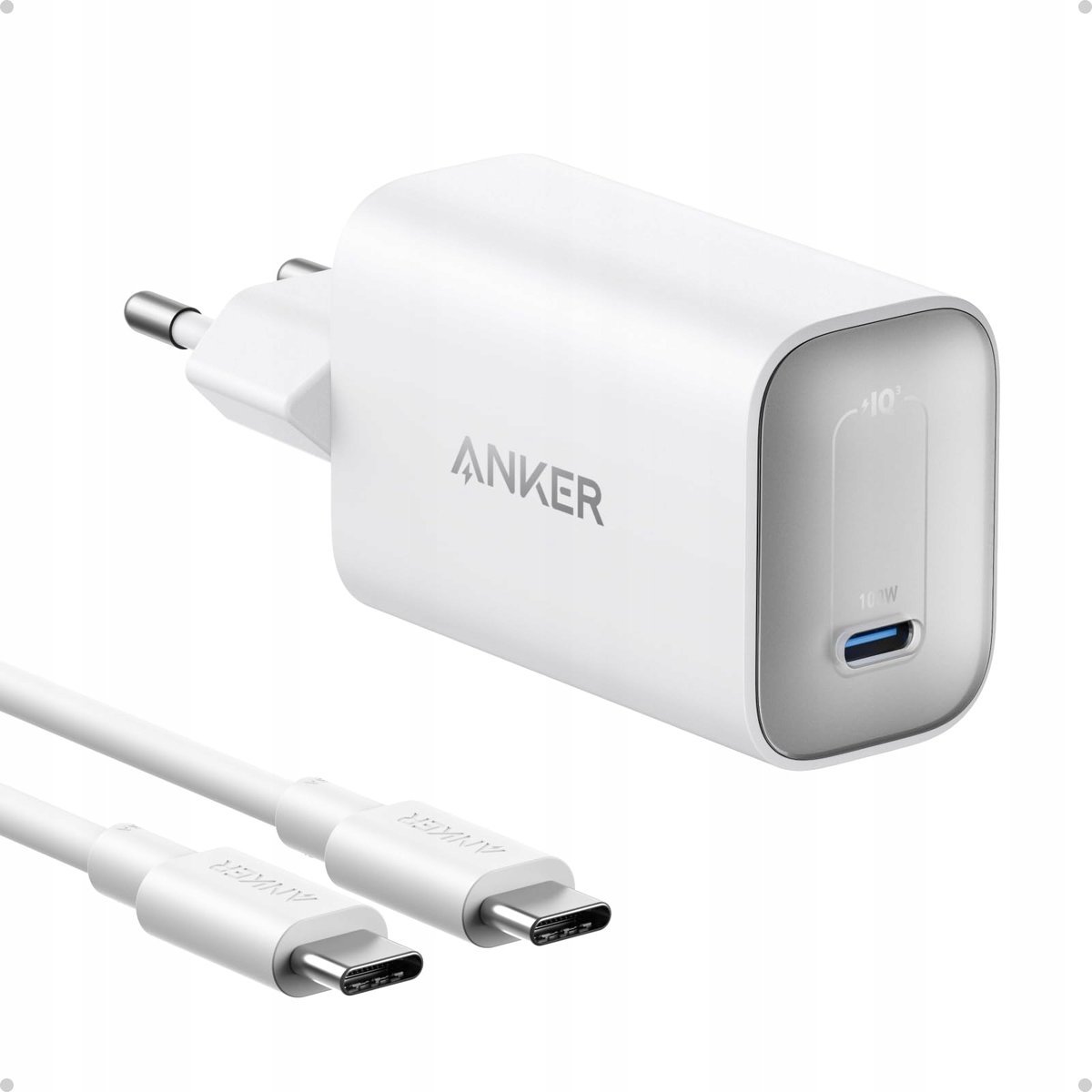 Ładowarka sieciowa USB-C Anker Nano 100W PD ActiveShield + Kabel 1.8m Bi