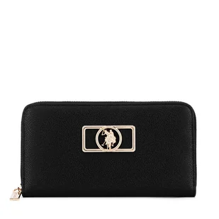 Portfel U.S. Polo Assn. BIUXT6450WVP Czarny - Portfele - miniaturka - grafika 1