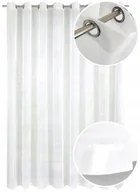 Firany - Firana prosta z lamówką 400x220 na przelotkach firany na kółkach gotowe - miniaturka - grafika 1