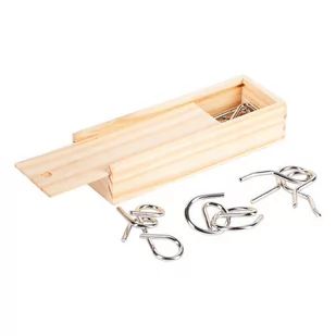 Zestaw łamigłówek Brainiac, beżowy - Łamigłówki - miniaturka - grafika 1