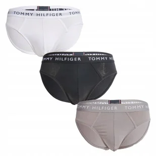 Męskie Slipy Tommy Hilfiger 3Pak UM0UM02206-0TG S - Majtki męskie - miniaturka - grafika 1