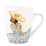 Kubki - Kubek baryłka NBC 300ml dek. niebieska sukienka - miniaturka - grafika 1