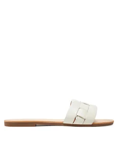 ONLY Shoes Klapki Onlfeli-3 15335548 Biały - Klapki i japonki damskie - miniaturka - grafika 1