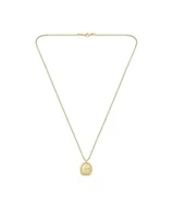 Naszyjniki męskie - Lacoste Męski naszyjnik z wisiorkiem z kolekcji VIGOR z żółtego złota - 2040411, Jeden rozmiar, Stal nierdzewna, Bez kamieni szlachetnych - miniaturka - grafika 1