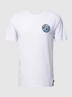 Koszulki męskie - T-shirt z nadrukiem z logo model ‘PASSAGE’ - miniaturka - grafika 1