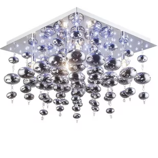 Auhilon Deco Lighting Deco Lighting Lampa Sufitowa Plafon INFINITY I Chrom C9557-8 - Lampy sufitowe - miniaturka - grafika 1