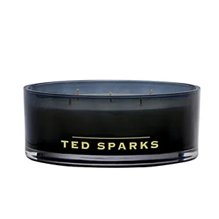 Ted Sparks Balthazar Bamboo & Peony świeca zapachowa czarna z wosku sojowego, czas palenia: 50 godzin, TED-BZ-C03 - Świece - miniaturka - grafika 1