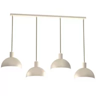 Lampy sufitowe - Stylowa, beżowa lampa wisząca nad stół LX 4310 z serii HANDA - miniaturka - grafika 1