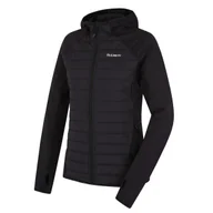 Bluzy sportowe damskie - Bluza damska Husky Arya L Rozmiar: S / Kolor: czarny - miniaturka - grafika 1