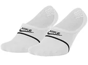 Skarpetki damskie - Nike męskie Snkr Sox Essential No-show skarpety (2 pary) White/Black/White 8-9.5 - miniaturka - grafika 1