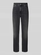 Spodnie męskie - Jeansy o kroju tapered fit z czystej bawełny - miniaturka - grafika 1