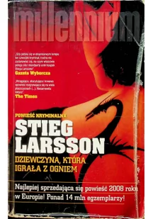 Millennium. Tom 2. Dziewczyna, która igrała z ogniem - Powieści sensacyjne - miniaturka - grafika 2