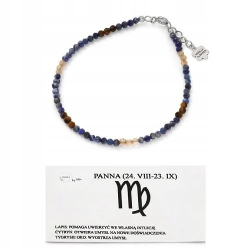 Bransoletka znak zodiaku panna