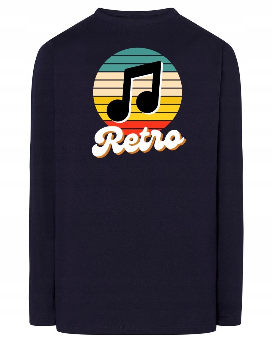Longsleeve muzyczny nadruk NUTKA RETRO r.3XL