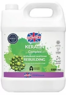 Keratin Complex Ronney Ronney Rebuilding Szampon odbudowujący do włosów kruchych i cienkich 5000 ml - Szampony do włosów - miniaturka - grafika 1