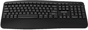CANYON HKB-W6 Bezprzewodowa Ergonomia Czarna - Klawiatury - miniaturka - grafika 1