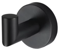 Stella Classic Black haczyk pojedynczy chrom 07.310-B 07.310-B - Wieszaki łazienkowe - miniaturka - grafika 1