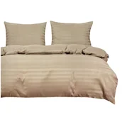 Pościel - Pościel 220 x 200 3cz Satynowa Pasy Ramiro 01 - miniaturka - grafika 1