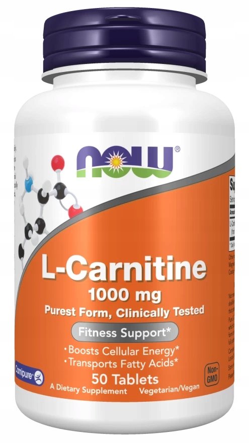 Now Foods Foods FOODS L-Karnityna 1000mg 50 tabl. NW988