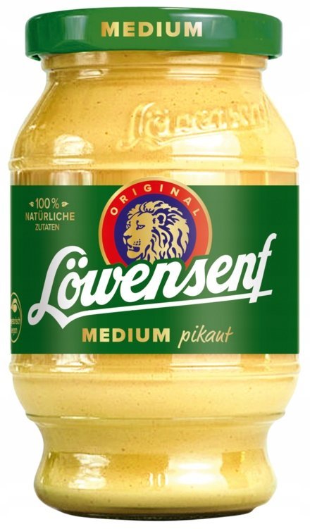 Musztarda Średnio Ostra Löwensenf 250 ml z Niemiec