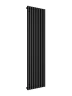 Grzejniki łazienkowe - INSTAL PROJEKT Grzejnik VERTO 180x49 cm Czarny Mat D 1101W Roz 5cm 10 Bar - miniaturka - grafika 1