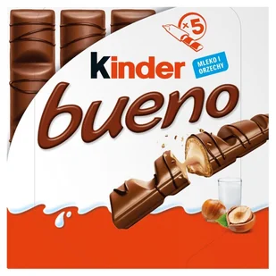 Kinder Bueno 107,5G - Bombonierki i czekoladki - miniaturka - grafika 1