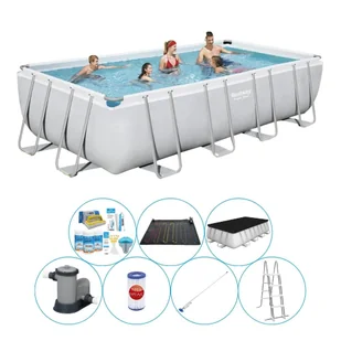 Zestaw basenowy - Bestway Power Steel 549x274x122 cm Rechteckig - Baseny ogrodowe - miniaturka - grafika 1