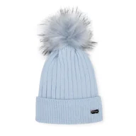 Czapki damskie - Damska czapka z błyszczącą nitką - miniaturka - grafika 1