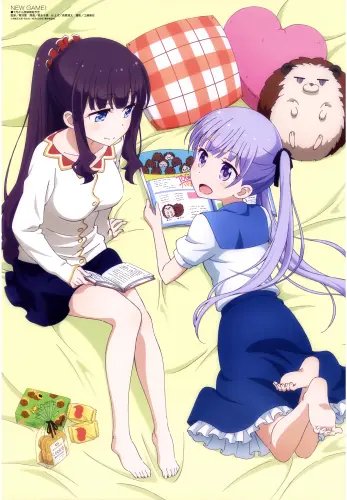 Plakat Anime Manga New Game+ ng_047 A2 (custom)