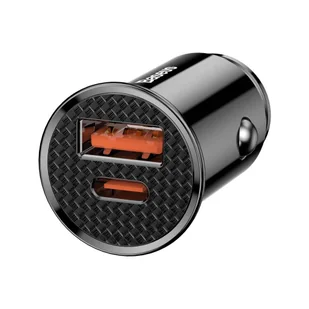 Baseus Baseus Circular PPS inteligentna ładowarka samochodowa z portami USB Quick Charge 4.0 QC 4.0 i USB-C PD 3.0 SCP czarny (CCALL-YS01) hurtel-46980-0 - Ładowarki samochodowe - miniaturka - grafika 14