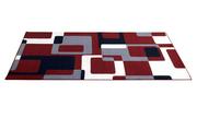 Dywany - HANSE Home Stylowy welurowy dywan retro Czerwony/Szary/czarny/kremowy | 102014 102014_200x290 - miniaturka - grafika 1