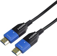 Kable komputerowe i do monitorów - Kabel PremiumCord PREMIUMCORD Ultra High Speed HDMI 2.1 optický kabel 8K@60Hz 4K@120Hz 10m zlacený - miniaturka - grafika 1