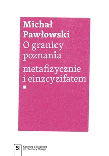Wydawnictwo Naukowe PWN O granicy poznania - Filozofia i socjologia - miniaturka - grafika 1