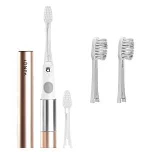 Szczoteczka soniczna IONICKISS Ionpa Travel Różowe Złoto + Końcówka szczoteczki IONICKISS 145364 (2 sztuki) - Końcówki do szczoteczek elektrycznych - miniaturka - grafika 1