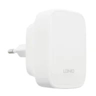 Ładowarki do telefonów - Uniwersalna Ładowarka 32W 3 Porty Usb Pd Qc Ldnio Q334 White Multiochrona 9S Szybkie Ładowanie - miniaturka - grafika 1