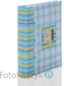 Albumy fotograficzne - Album dziecięcy kratka niebieska (200 zdjęć 10x15) - miniaturka - grafika 1
