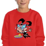 Bluzy dla dziewczynek - Bluza Dziecięca Czerwona Tottie Wróżkowie Chrzestni Wzory -164 Cm (14-15) - miniaturka - grafika 1