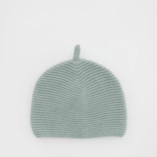 Czapeczki dla niemowląt - Reserved - Bawełniana czapka z antenką - Turkusowy - grafika 1