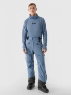 Spodnie narciarskie - Męskie spodnie snowboardowe 4F 4FWAW24TFTRM619 - niebieskie - miniaturka - grafika 1