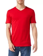 Koszulki męskie - United Colors of Benetton Koszulka męska 3U53J4231 Sweter, Rosso 015, czerwona, Rosso 015, XS - miniaturka - grafika 1