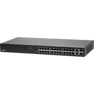 Axis T8524 Zarządzany Gigabit Ethernet (10/100/1000) Obsługa PoE 1U Czarny - Pozostałe akcesoria sieciowe - miniaturka - grafika 1