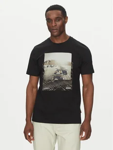 BOSS T-Shirt Te_Dunetrace 50539187 Czarny Regular Fit - Koszulki męskie - miniaturka - grafika 1