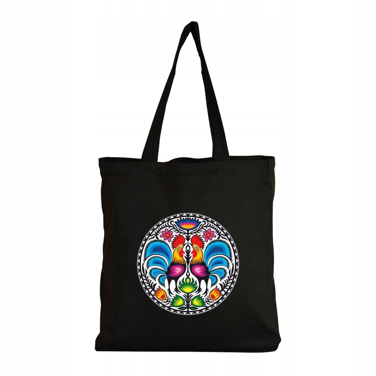TORBA NA ZAKUPY Kwiaty Kwiatki Na Ramię Shopper #3