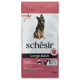 Schesir Dog Large Adult, z szynką - 12 kg - Sucha karma dla psów - miniaturka - grafika 1