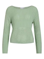 Swetry damskie - Vila Sweter "Efine" w kolorze jasnozielonym - miniaturka - grafika 1